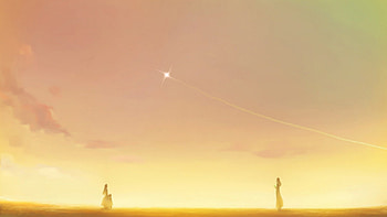 Fall in love at the right moment, sky, anime, love, shine HD wallpaper