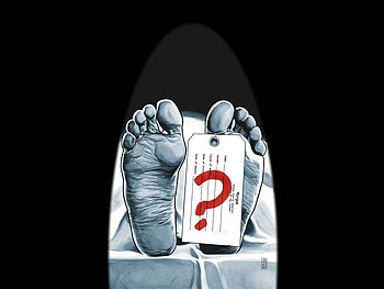 Tag, toe tag, comic, fantasy, dead HD wallpaper