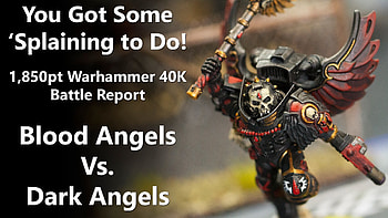 1,850pt Warhammer 40K Battle Report - Blood Angels Vs Dark Angels - YouTube HD wallpaper