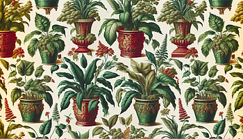 Vintage Potted Plant, potted plant, plant, vintage, botanical, floral HD wallpaper