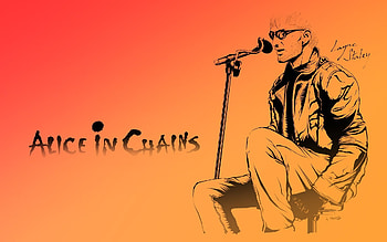 Layne Staley, Vectorial art, Alice in Chains, Band posters HD wallpaper