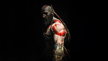 Kratos The God Of War, kratos, god-of-war, artwork, ai, digital-art, games, video-games HD wallpaper