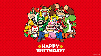 Super Mario Birtay Bash Celebration, Super Mario HD wallpaper