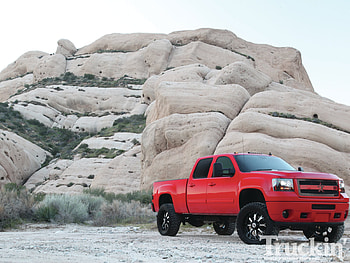 Rock Crusher, lifted, gm, rocks, red HD wallpaper