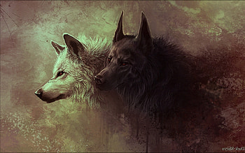 Wolf Art, digital-art, wolf, art, predator, animals HD wallpaper
