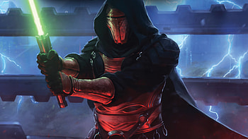 Revan , Fan-created art, Gamer's admiration, Sith Lord portrayal HD wallpaper