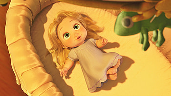 Baby Rapunzel, Baby, Disney, Tangled, Rapunzel HD wallpaper