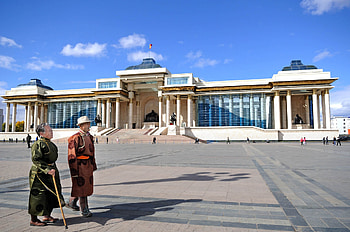 Government Palace, Mongolia HD wallpaper
