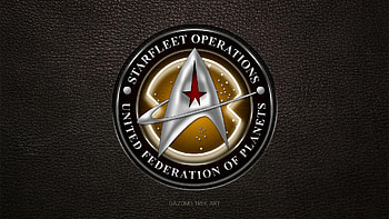 ... Star Trek Starfleet Operations 24th Century Logo by gazomg HD wallpaper