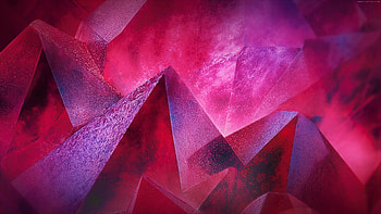 Pyramids, pink, abstract HD wallpaper