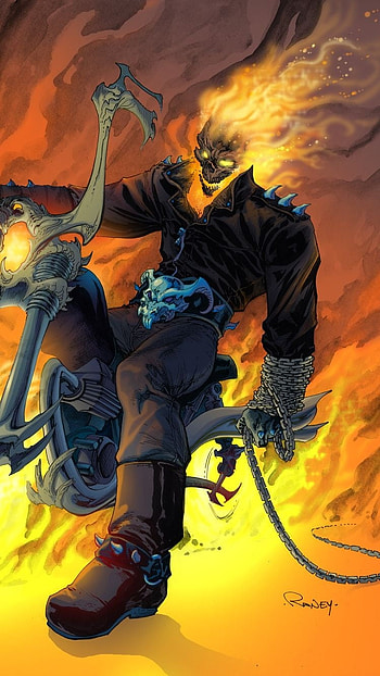 Ghost Rider, Superhero, Ghost Rider Marvel HD phone wallpaper