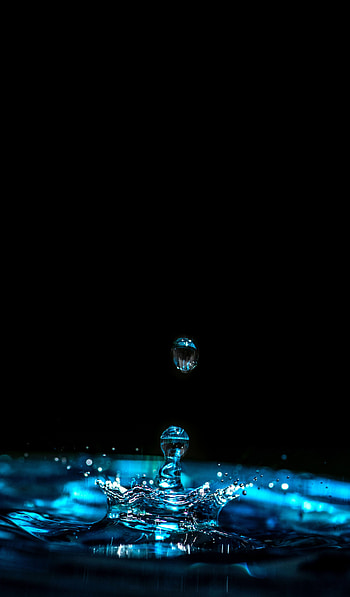 Drops, Macro, Spray, Splash HD phone wallpaper