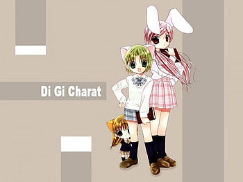 Di Gi Charat, cute, girls, anime HD wallpaper