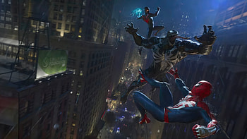 Venom Vs Miles Peter, venom, miles-morales, spiderman, superheroes, artist, artwork, digital-art HD wallpaper