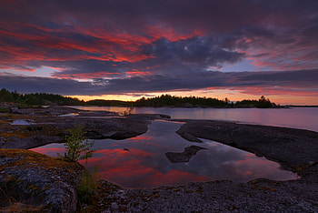 Lake Ladoga, Maxim Evdokimov HD wallpaper