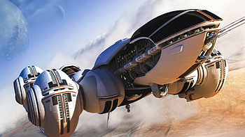 Spacecraft digital , Sci-fi aesthetics, Futuristic art, Space exploration HD wallpaper