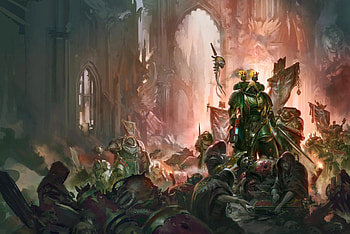 Dark Angels : A Battle in Warhammer 40k, video game, Warhammer 40k, Dark Angels (Warhammer 40k) HD wallpaper
