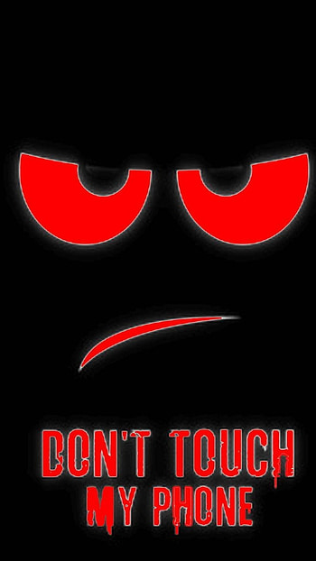 Don't Touch My , Black And Red, Theme HD phone wallpaper