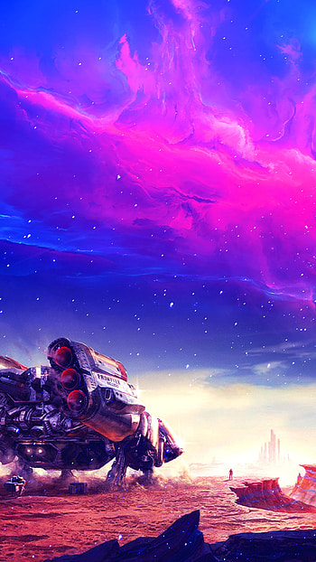Starfield Landscape, landscape, video game, Starfield HD phone wallpaper