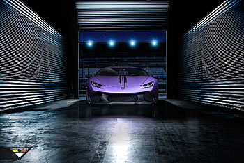 Purple car, Lamborghini Huracan Aerokit HD wallpaper