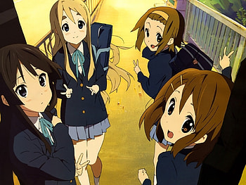 K-On!, ritsu, anime, yui, tsumugi, mio, k-on HD wallpaper