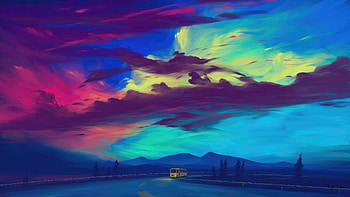 On A Trip, artist, artwork, digital-art HD wallpaper