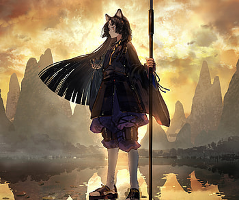 Saga - Arknights, Saga (Arknights), video game, Arknights HD wallpaper