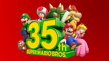 35 Jahre Super Mario Bros., Mario chronicle, Gaming anniversary, Video game celebration HD wallpaper