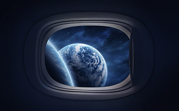 a view from spaceship, planet, shuttle, space, view, spaceship HD wallpaper