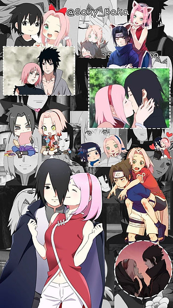 Sasusaku, sasuke, sakura HD phone wallpaper