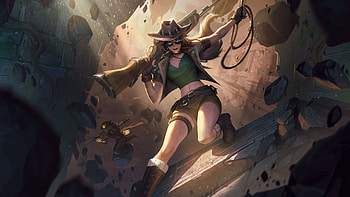 Caitlyn League Of Legends Riot , caitlyn-league-of-legends, league-of-legends, games, artist, artwork, digital-art HD wallpaper
