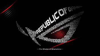 ASUS computer rog gamer republic gaming background HD wallpaper