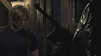 RE4 (2023) — Corridor Standoff, Resident Evil 4 (2023), video game, Leon S. Kennedy HD wallpaper