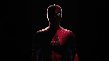Spider Man Mcu, spiderman, superheroes, artwork, art, digital-art, dark, black, artstation HD wallpaper
