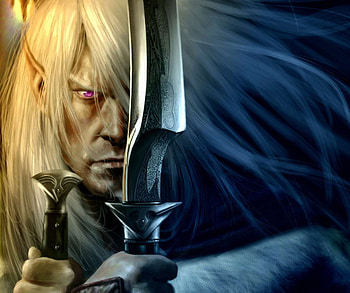 art drow elf weapon saber robert salvatore robert salvatore dark elf drizzt drizzt do'urden HD wallpaper