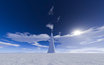 Ice Finger, 3d and cg, blue, abstract HD wallpaper