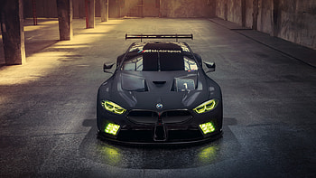 Bmw M8 GTE, sports car, front HD wallpaper