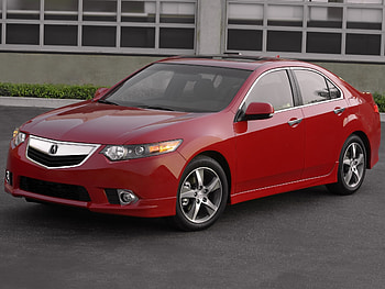 Auto, Grass, Acura, Cars, Building, Asphalt, Front View, Style, Akura, 2011, Tsx HD wallpaper
