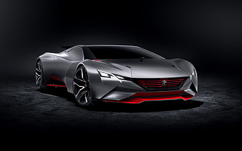Peugeot Vision Gran Turismo 2, peugeot, cars HD wallpaper