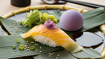 Delicious Sushi in Stunning Ultra, sushi, food, Japanese cuisine, Gourmet, seafood HD wallpaper