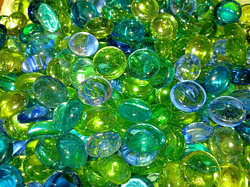Colourful Pebbles, pebbles, blue, colourful, green HD wallpaper