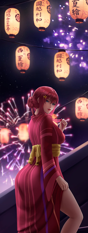Red head Itsuki Nakano, 5-toubun no Hanayome HD phone wallpaper