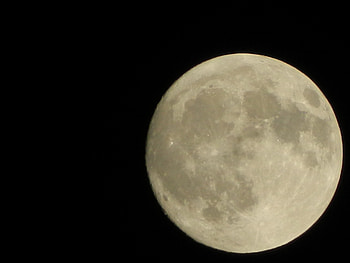 Fullmoon, Midnight, Space, Moon HD wallpaper