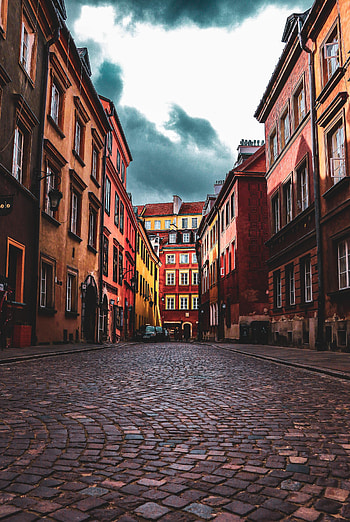 Cities, City, Building, Road, Facade HD phone wallpaper