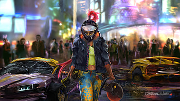 My Night City Cybeprunk 2077, cyberpunk-2077, 2021-games, games, scifi, artstation HD wallpaper