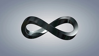 3D, Infinity Sign HD wallpaper