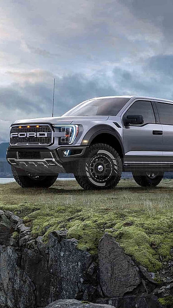 Ford Raptor, Grey Ford Raptor HD phone wallpaper