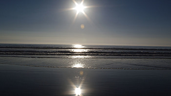 Nature, Sea, Sun, Waves, Reflection, Glare, Shine, Light, Ocean HD wallpaper