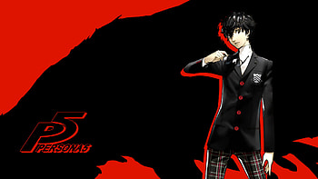 persona 5 protagonist by seraharcana fan art games . HD wallpaper