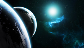 Beautiful Planets, night, planets, sky, beautiful, stars HD wallpaper